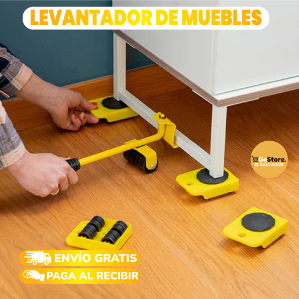 KIT ELEVADOR Y DESPLAZADOR DE MUEBLES