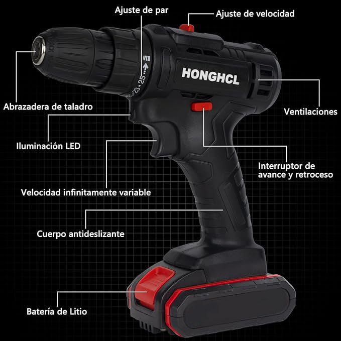 TALADRO INALÁMBRICO PROFESIONAL