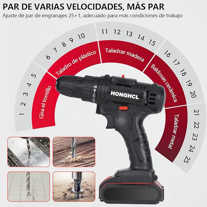 TALADRO INALÁMBRICO PROFESIONAL