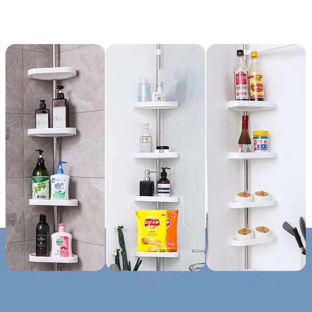 Esquinero Ajustable para Baño 4 Niveles