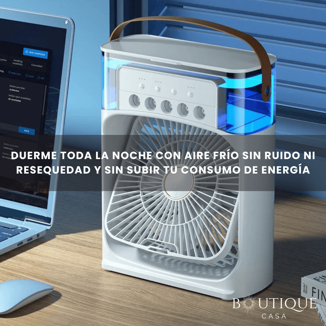 Ventilador con hielo tipo aire acondicionado | CoolFan