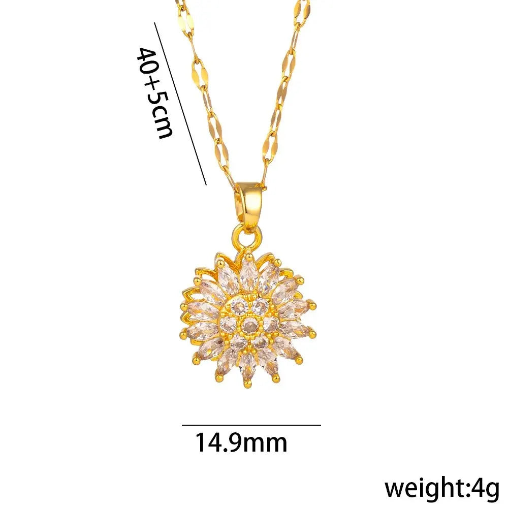 Colgante Girasol Elegante