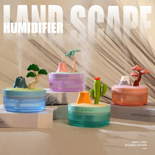 Humidificador con Paisaje Relajante