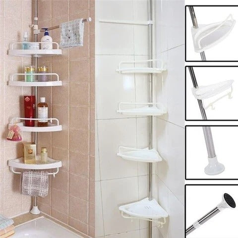 Esquinero Ajustable para Baño 4 Niveles