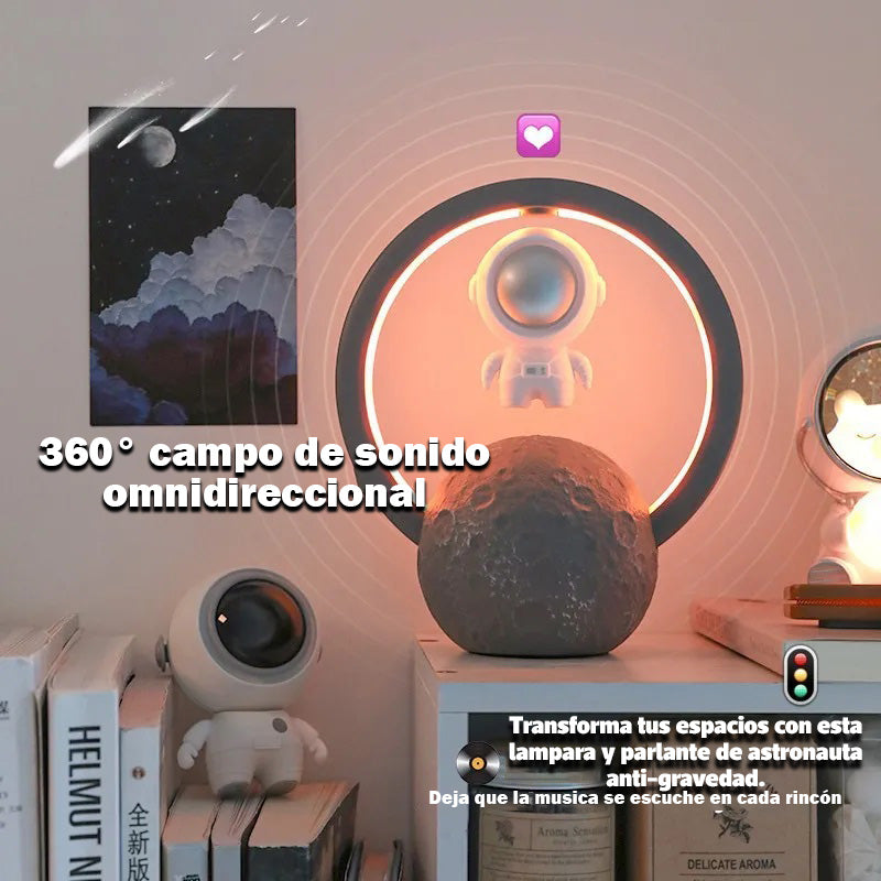 LAMPARA Y BOCINA ASTRONAUTA ANTI-GRAVEDAD