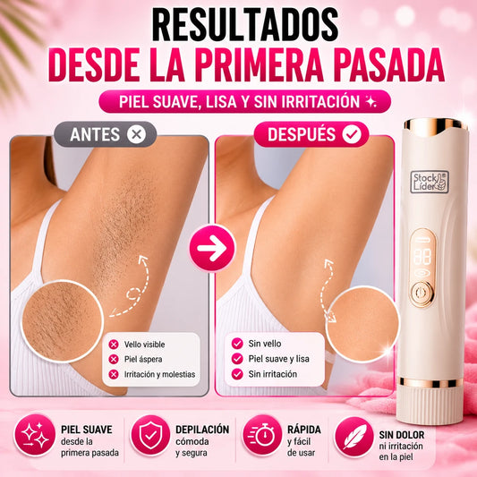 Depiladora Portátil Suave Doble Cabezal