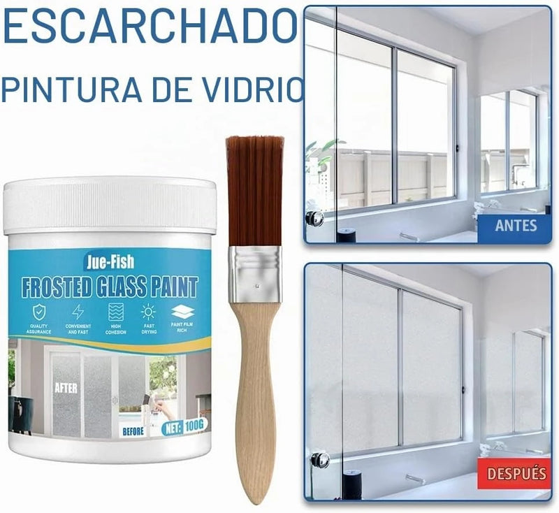 Pintura Efecto Esmerilado Para Vidrio