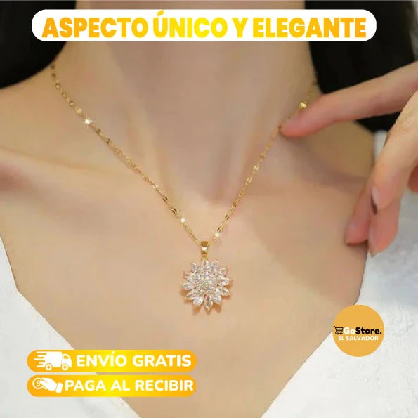 Collar Girasol Giratorio