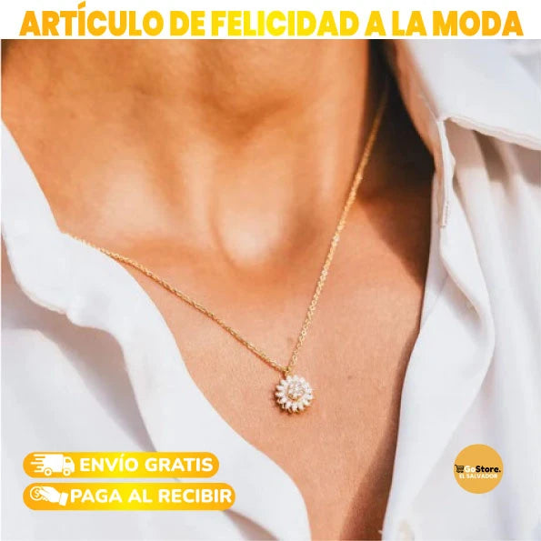 Collar Girasol Giratorio