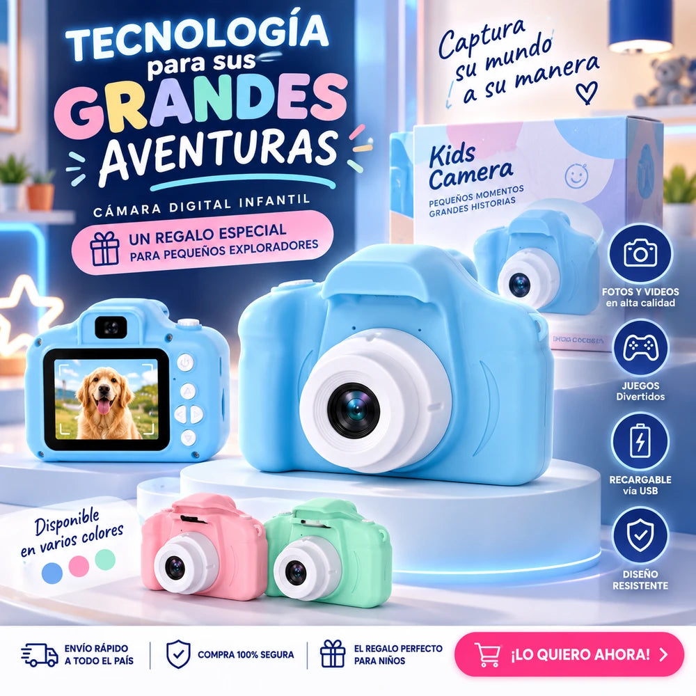 Mini Cámara Digital Infantil