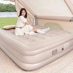 Colchon Inflable Dos Plazas con Almohadas e Inflador
