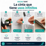 Cinta Doble | Fijación Extrema Reutilizable y Lavable