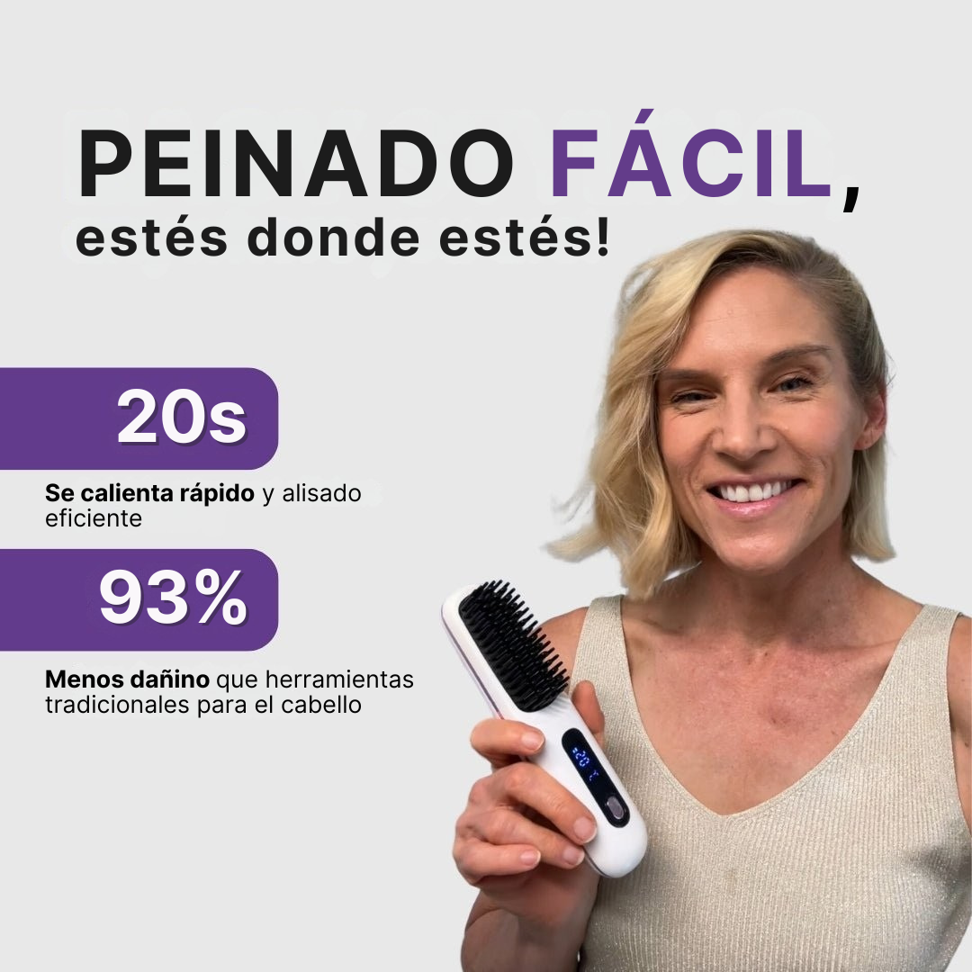 Cepillo alisador inalambrico