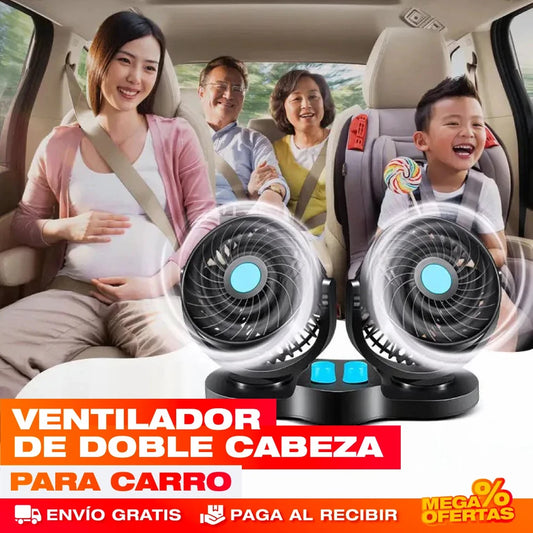 Ventilador Doble de Auto