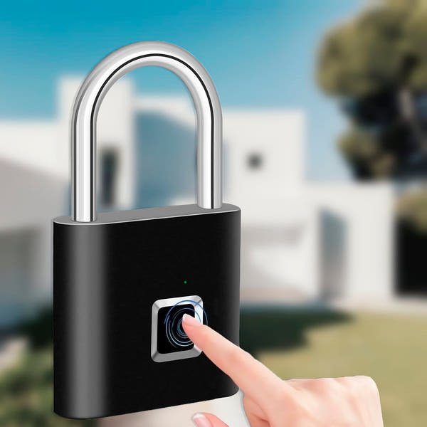 Candado con Lector de Huella Digital