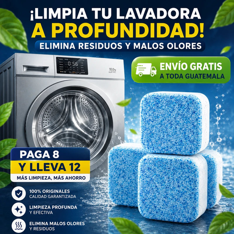Pastillas Limpiadoras para Lavadora