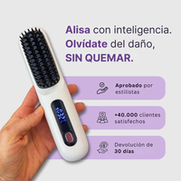 Cepillo alisador inalambrico