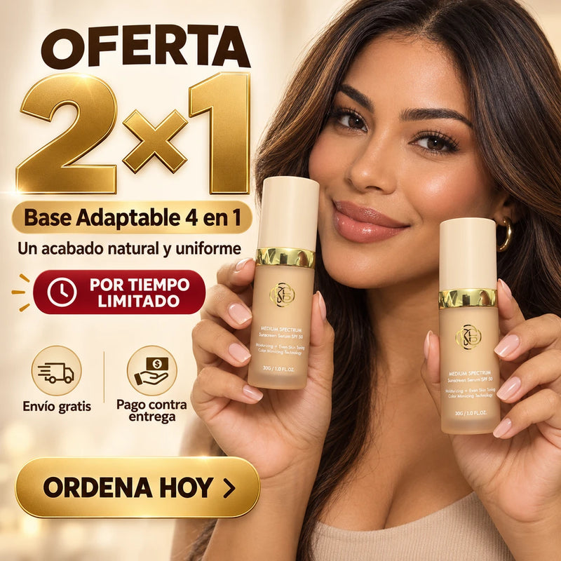 Base de Maquillaje Antiedad con SPF 50