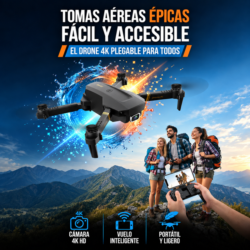 Dron con cámara HD 4K