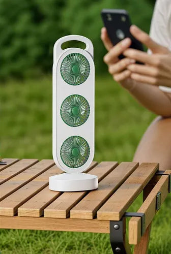 Ventilador Triple Recargable