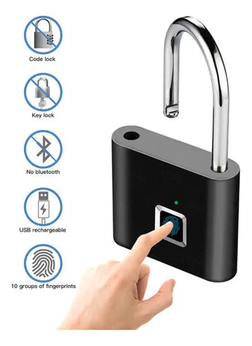 Candado con Lector de Huella Digital
