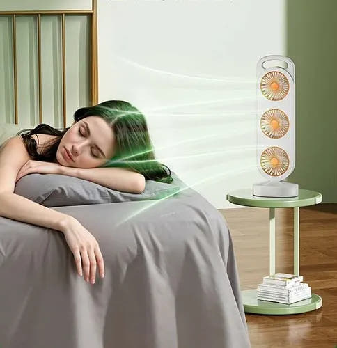 Ventilador Triple Recargable