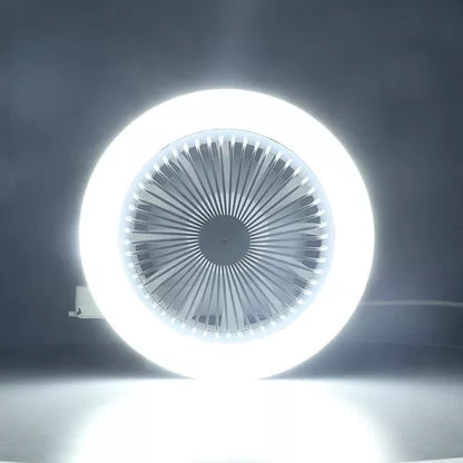 VENTILADOR DE TECHO CON LAMPARA LED
