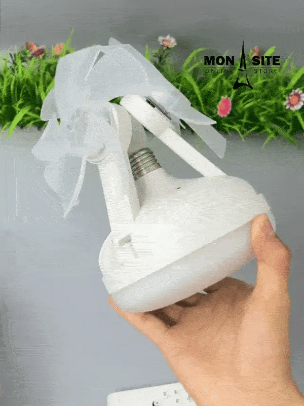 Ventilador Drone Luz Inteligente Casa