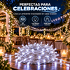 LUZ LED DECORATIVAS EN FORMA DE LLUVIA 6 METROS PARA EXTERIOR Y INTERIOR