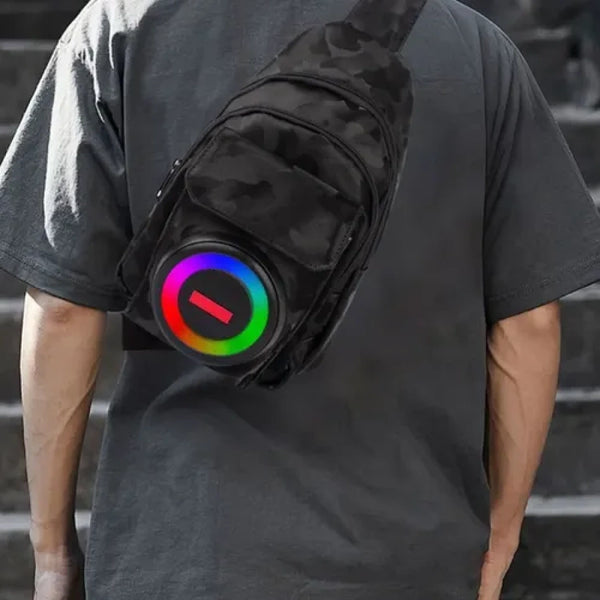 Mochila Parlante Bluetooth 30W RGB