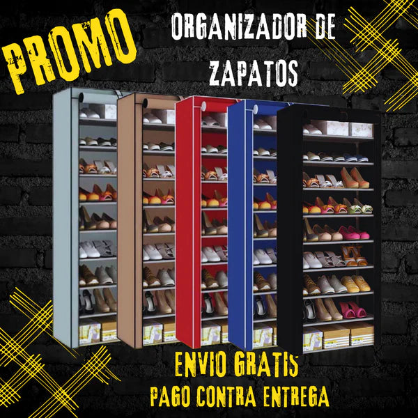 ORGANIZADOR DE ZAPATOS DE 9 NIVELES DE TELA