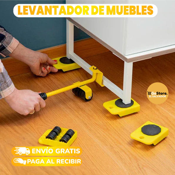 KIT ELEVADOR Y DESPLAZADOR DE MUEBLES
