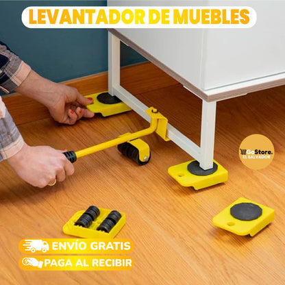 KIT ELEVADOR Y DESPLAZADOR DE MUEBLES