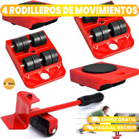 KIT ELEVADOR Y DESPLAZADOR DE MUEBLES