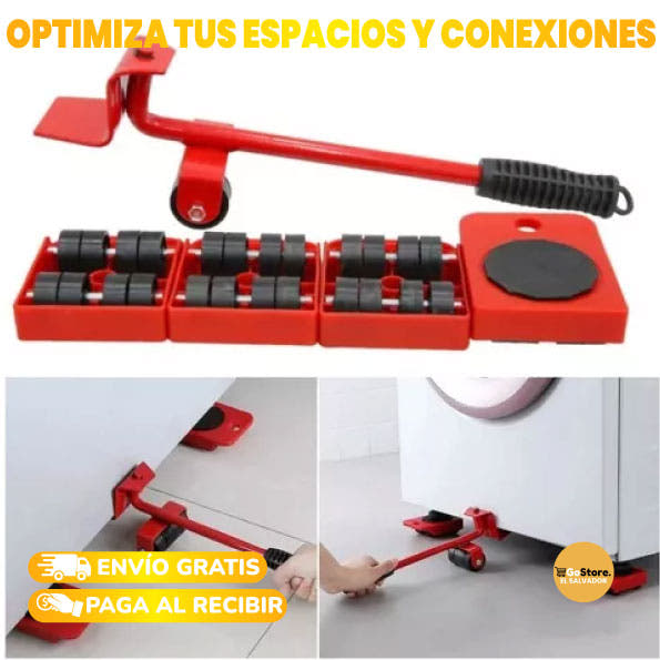 KIT ELEVADOR Y DESPLAZADOR DE MUEBLES