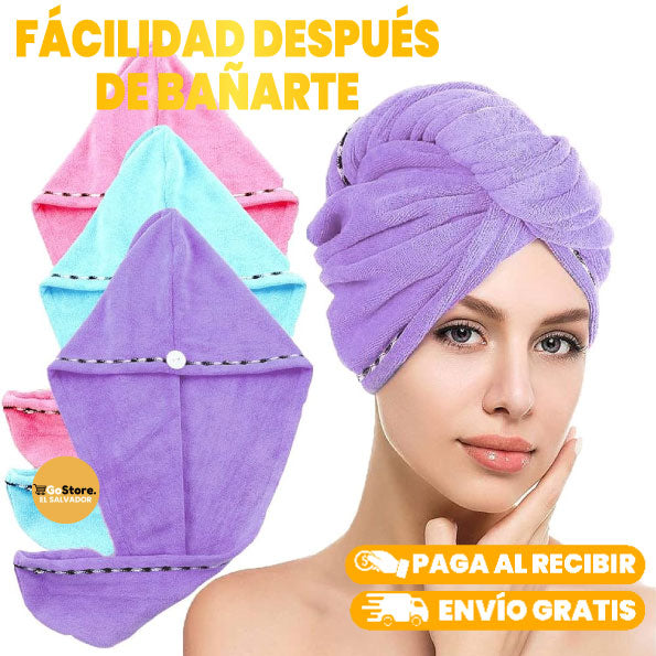 TOALLA MÁGICA PARA SECADO DE CABELLO