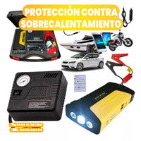 ARRANCADOR AUTO MOTO CARGADOR BATERIA PORTATIL