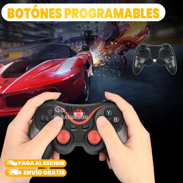 CONTROL GAMEPAD MOREKA X3 BLUETOOTH PARA CELULAR RECARGABLE