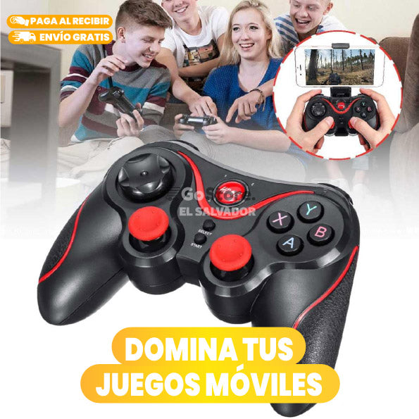 CONTROL GAMEPAD MOREKA X3 BLUETOOTH PARA CELULAR RECARGABLE