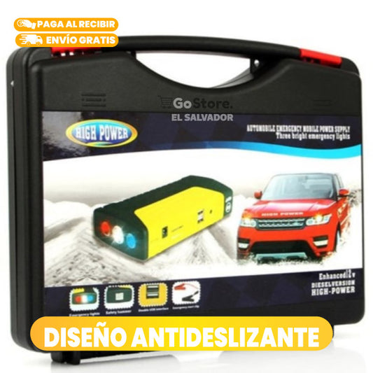 ARRANCADOR AUTO MOTO CARGADOR BATERIA PORTATIL