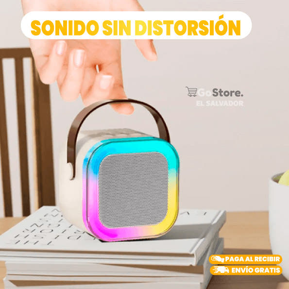 MINI PARLANTE KARAOKE PORTÁTIL