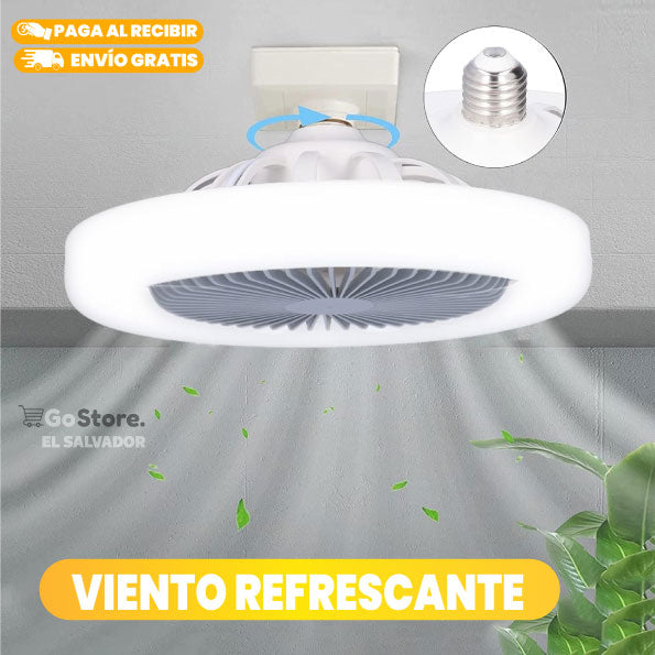 FOCO VENTILADOR LED 180° MULTIFUNCIONAL