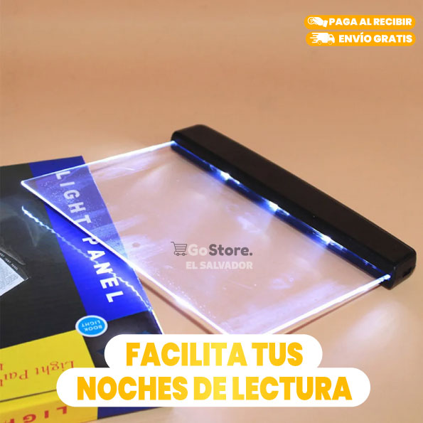 LUZ DE PANEL DE LECTURA CON ILUMINACIÓN