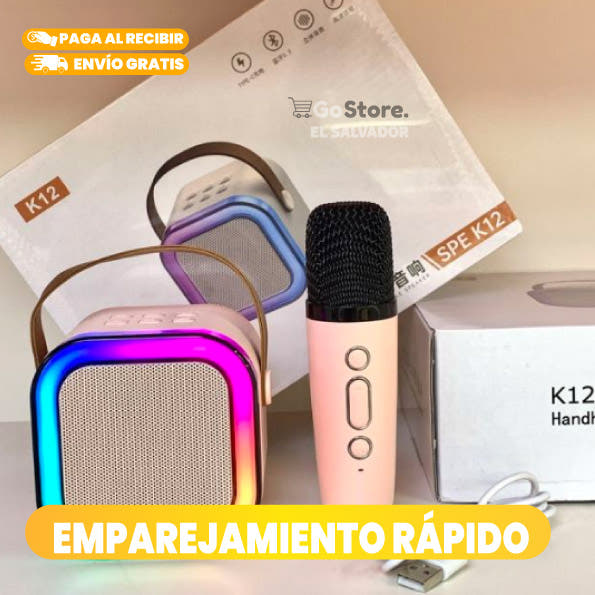MINI PARLANTE KARAOKE PORTÁTIL