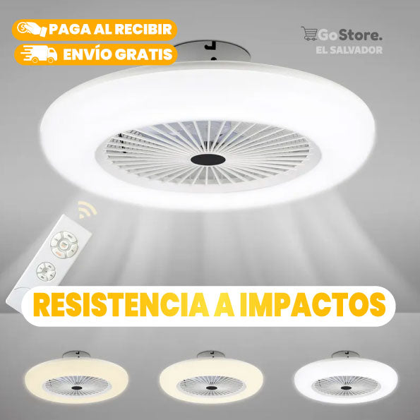 FOCO VENTILADOR LED 180° MULTIFUNCIONAL