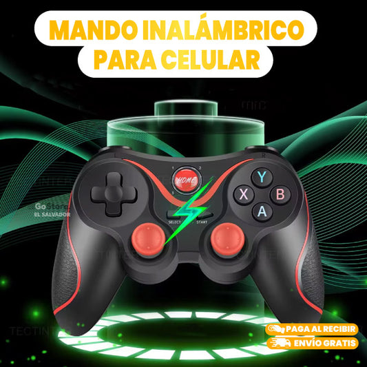 CONTROL GAMEPAD MOREKA X3 BLUETOOTH PARA CELULAR RECARGABLE