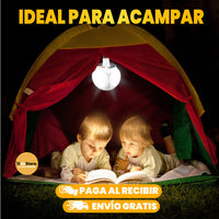 LÁMPARA RECARGABLE DE 4 ASPAS