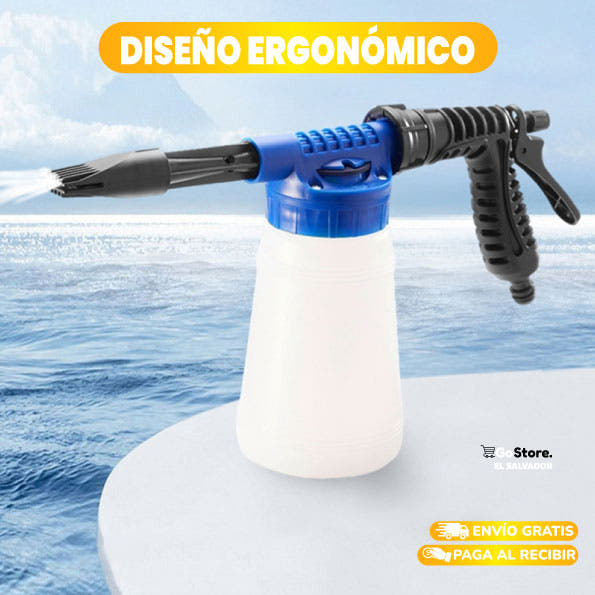 PISTOLA DE LIMPIEZA DE ALTA PRESIÓN CON ESPUMA