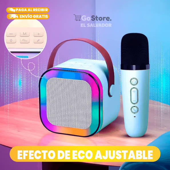 MINI PARLANTE KARAOKE PORTÁTIL