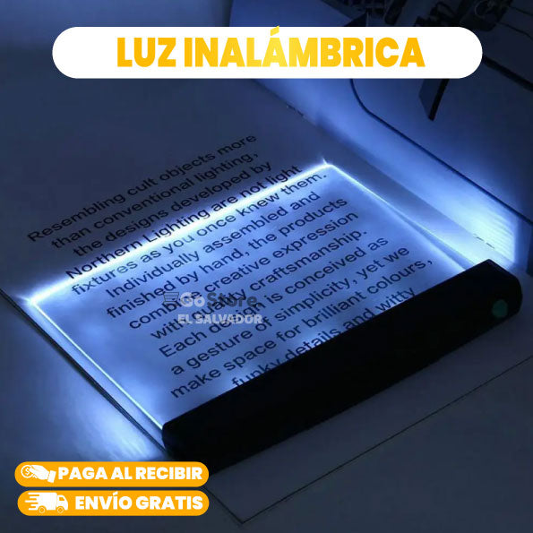 LUZ DE PANEL DE LECTURA CON ILUMINACIÓN